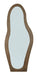 Light & Living Organische Spiegel Ruth Hout, 200 x 84cm - Grijs/Donkerbruin