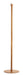 Light & Living Vloerlamp Cerini Houtlook, 130cm - Naturel - Ovaal