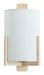 Light & Living Wandlamp Litto Linnen en hout - Naturel - Rond