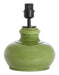 Light & Living Lampvoet Verde Glas, 29cm - Olijfgroen (excl. kap) - Rond