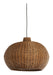 Light & Living Hanglamp Melzor Rotan, Ø55cm - Donkerbruin - Rond