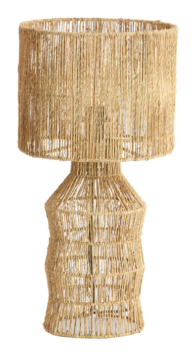 Light & Living Tafellamp Tidea Jute, 56cm - NATUREL - Rond