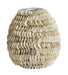 Light & Living Vaas Sarria Schelpen, 27cm - Crème - Rond