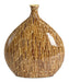Light & Living Vaas Lorca Bamboe, 38cm - Bruin - Ovaal