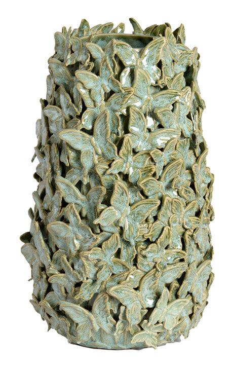 Light & Living Vaas Mariposa Keramiek, 37cm - Mintgroen - Rond