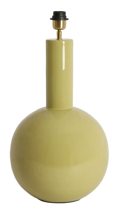 Light & Living Lampvoet Benao Ø31cm - Olijfgroen (excl. kap) - Rond