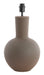 Light & Living Lampvoet Ulloa Keramiek, 52cm - Donkerbruin (excl. kap) - Rond