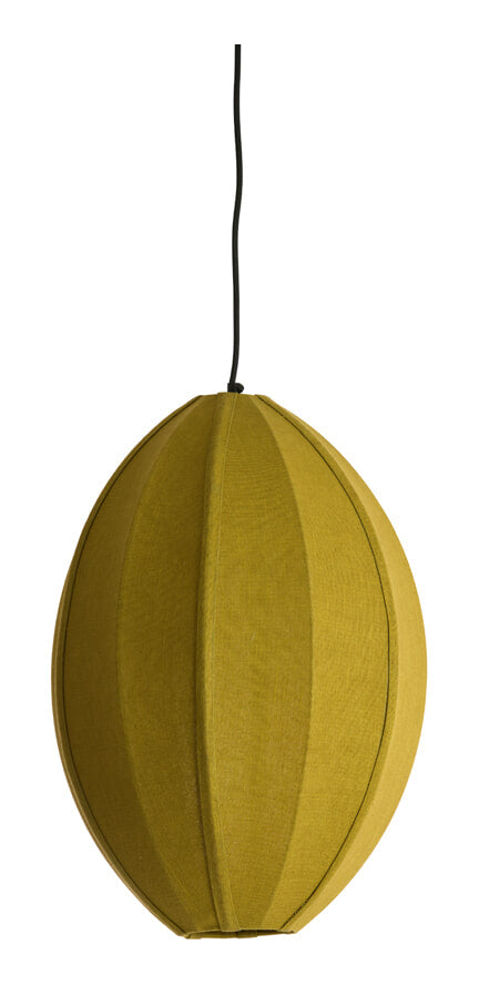 Light & Living Hanglamp Milatos Jute Ø38cm - Olijfgroen