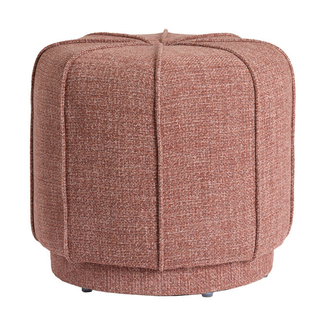 Light & Living Poef Belisso 51cm - Roze - Rond