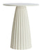 Light & Living Ronde Bijzettafel Veglia Ø45cm - Crème
