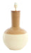 Light & Living Lampvoet Ulloa Keramiek, 62cm - Lichtbruin/Crème (excl. kap) - Rond