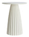 Light & Living Ronde Bijzettafel Veglia Ø40cm - Crème