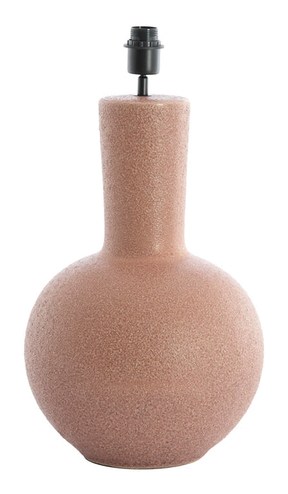 Light & Living Lampvoet Ulloa Keramiek, 62cm - Oud Roze (excl. kap) - Rond