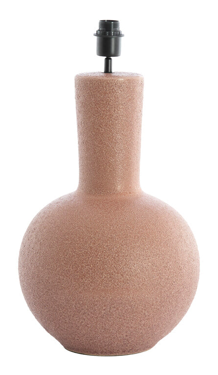 Light & Living Lampvoet Ulloa Keramiek, 62cm - Oud Roze (excl. kap) - Rond