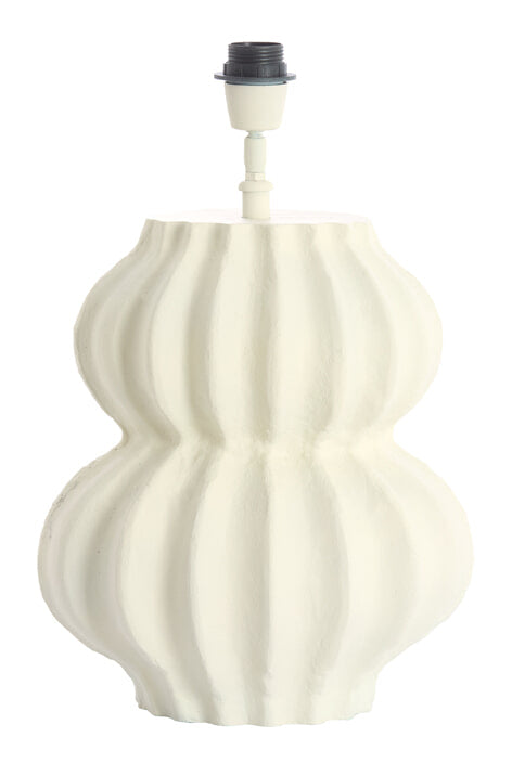 Light & Living Lampvoet Kelian 38cm - Crème (excl. kap) - Ovaal