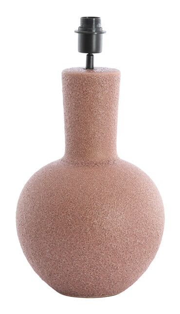 Light & Living Lampvoet Ulloa Keramiek, 52cm - Oud Roze (excl. kap) - Rond