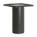 Light & Living Bijzettafel Luarca Keramiek, 45 x 45cm - Mat Zwart - Rond