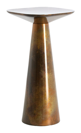 Light & Living Bijzettafel Abala 28 x 28cm - Koper/Brons - Rond