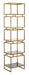 Light & Living Wandkast Lucambo Metaal en Glas, 180 x 45cm - Antiek Brons