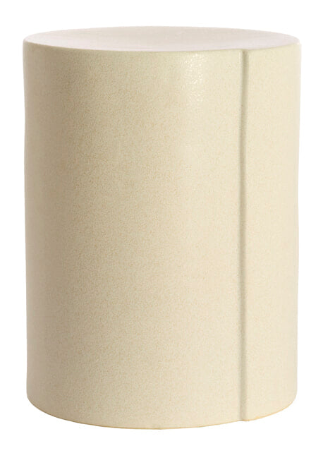Light & Living Ronde Bijzettafel Chulilla Keramiek, Ø33cm - Crème