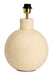 Light & Living Lampvoet Benu 33cm - Lichtroze/Crème (excl. kap) - Rond