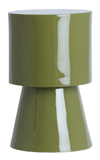 Light & Living Ronde Bijzettafel Nysa Ø30cm - Olijfgroen