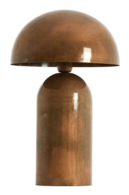 Light & Living Tafellamp Tolima 48cm - Koper/Brons - Rond