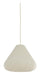 Light & Living Hanglamp Sarella Gevouwen papier, Ø45cm - WIT - Rond
