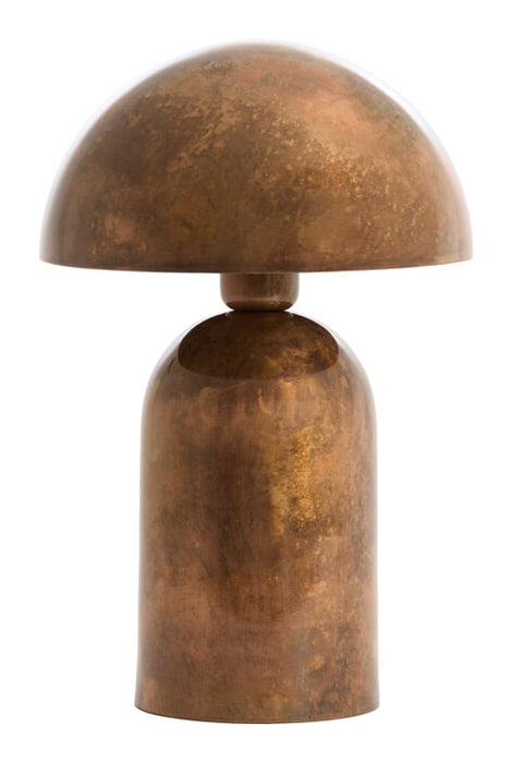 Light & Living Tafellamp Tolima 35cm - Koper/Brons - Rond