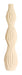 Light & Living Vaas Vania Keramiek, 94cm - Crème - Rond