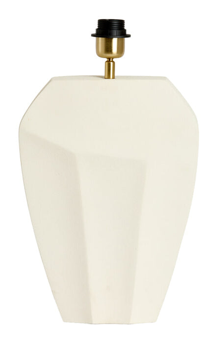 Light & Living Lampvoet Cordoba 38cm - Mat Crème (excl. kap)
