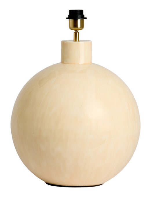 Light & Living Lampvoet Benu 41cm - Lichtroze/Crème (excl. kap) - Rond