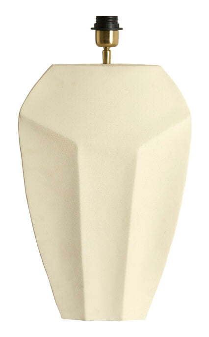 Light & Living Lampvoet Cordoba 48cm - Mat Crème (excl. kap)