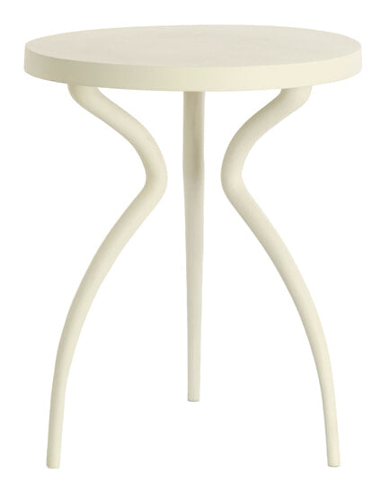 Light & Living Ronde Bijzettafel Bodin Ø40cm - Crème