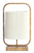Light & Living Tafellamp Lecce Touw en naturel houtlook, 1-lamps