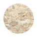 Light & Living Wandklok Sistelo Marmerlook, 41cm - Taupe - Rond