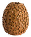 Light & Living Vaas Sylara Keramiek, 36cm - Oranje - Rond