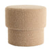 Light & Living Poef Muno 50cm - Beige - Rond
