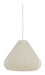 Light & Living Hanglamp Sarella Gevouwen papier, Ø57cm - WIT - Rond