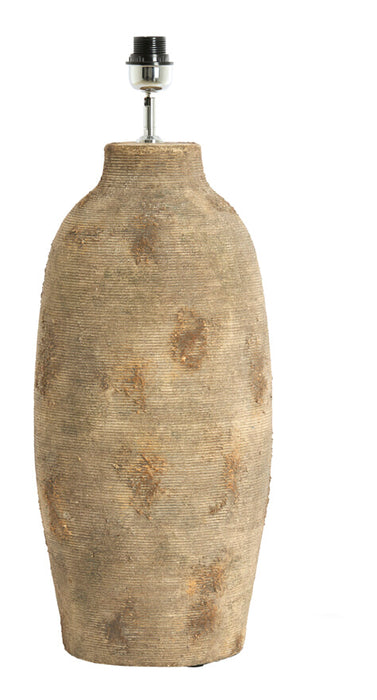 Light & Living Lampvoet Lucente Keramiek, 70cm - Donkerbruin (excl. kap) - Rond