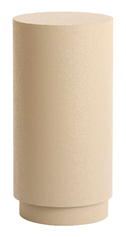 Light & Living Zuil Aluria 60cm hoog - Lichtgrijs - Rond