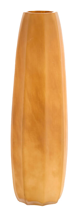 Light & Living Vaas Bradley Glas, 60cm - Karamel - Rond