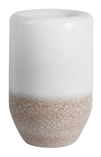 Light & Living Vaas Isaura Keramiek, 50cm - Crème/Bruin - Rond