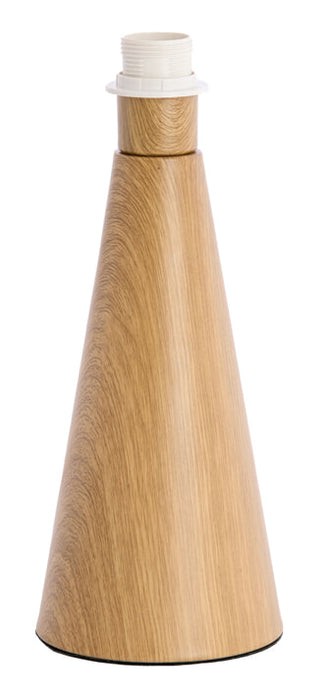 Light & Living Lampvoet Dinan Houtlook, 33cm - Naturel (excl. kap) - Rond