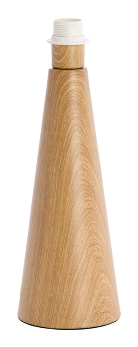 Light & Living Lampvoet Dinan Houtlook 40 cm - Naturel (excl. kap) - Rond