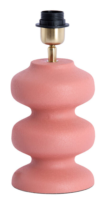 Light & Living Lampvoet Soroca 24cm - Mat Koraalroze (excl. kap) - Rond
