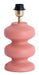 Light & Living Lampvoet Soroca 24cm - Mat Koraalroze (excl. kap) - Rond