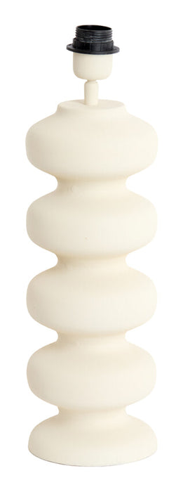 Light & Living Lampvoet Soroca 42cm - Crème (excl. kap) - Rond