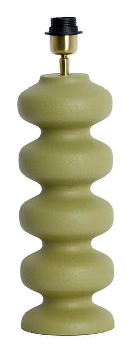 Light & Living Lampvoet Soroca 42cm - Olijfgroen (excl. kap) - Rond