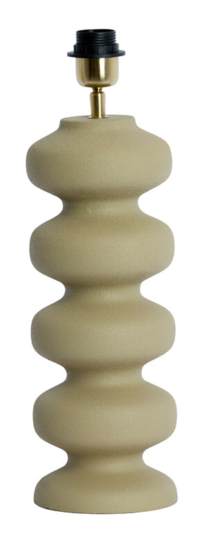 Light & Living Lampvoet Soroca 42cm - Mat Bruin/Grijs (excl. kap) - Rond